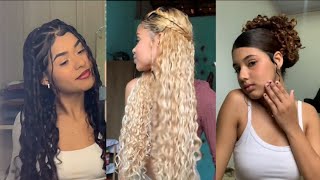 idéias de penteado cabelo cacheado