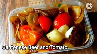 Cantonese Beef and Tomato takeaway style