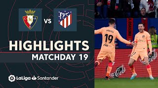 Resumen de CA Osasuna vs Atlético de Madrid (0-1)