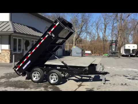 Sure Trac 6x10' Standard Duty Deckover Hydraulic Dump Trailer ST7210DOD ...