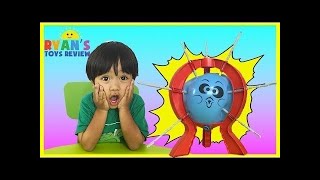 BOOM BOOM BALLOON Family Fun Balloon Pop Challenge Egg Surprise Toys Ryan ToysReview - Tv AV