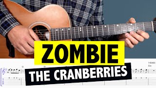 The Cranberries - Zombie // Guitar Tutorial (MELODY)