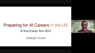 Webinar: How to start an AI career in USA? | atomcamp