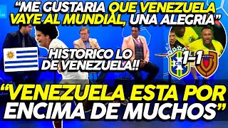 PRENSA URUGUAY se RINDE ANTE VENEZUELA por EMPATAR CON BRASIL ¡HISTORICO DE VENEZUELA!
