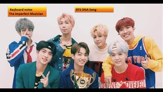 BTS DNA Song | BTS DNA Theme Song BGM Keyboard Notes | The Imperfect Musician 🎼🎹🎤🎧