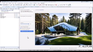 ALLPLAN 2025 - Créez des visualisations d'architecture en quelques secondes avec l'IA !
