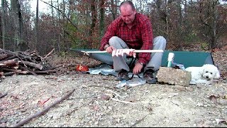 Bushcraft in Noiembrie la  lacul Surduc