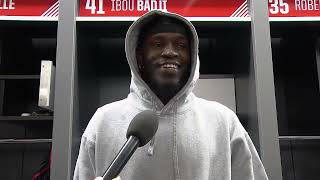 Ibou Badji Postgame Interview | Portland Trail Blazers 105, San Antonio Spurs 118