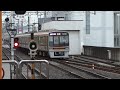 hankyu takatsuki shi station 2🚃trains arrive and depart more and more ● evening rush kyoto line