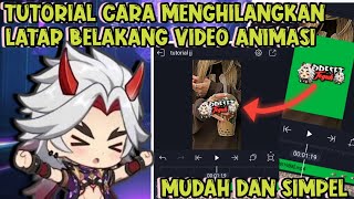 TUTORIAL CARA MENGHILANGKAN LATAR BELAKANG VIDEO ANIMASI TEKS DI ALIGHT MOTION