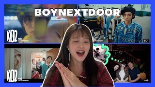 BOYNEXTDOOR Reaction | First Time Reacting to all of BOYNEXTDOOR MVs!!!