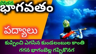 Bhagavatham padyalu || భీష్మ పితామహుని పద్యం