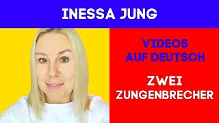 😉Zungenbrecher auf Deutsch. 🇩🇪Скороговорки на немецком. 🤓German tongue twisters. Deutsch/German.🔥