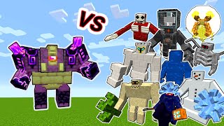 Ender Guardian Vs. Various Bosses in Minecraft