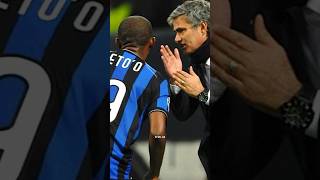 Jose Mourhino On Playing Eto’o At Right Back.. “It Was For The Team..” 👀 #football #eto #jose