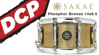 Video Demo: Sakae Phosphor Bronze Snare Drum 14x6.5