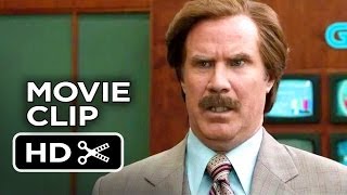 Anchorman 2: The Legend Continues Movie CLIP - Staring at me? (2013) HD