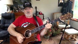 1915  - 1913 Massacre -  Woody Guthrie vocal \u0026 acoustic guitar cover \u0026 chords