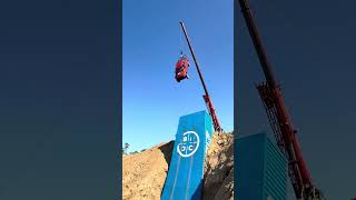 Dropping a RAM truck 72ft.
