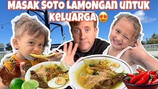 MASAK SOTO LAMONGAN UNTUK KELUARGA 😍