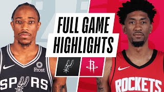 SPURS at ROCKETS | FULL GAME HIGHLIGHTS | December 17, 2020