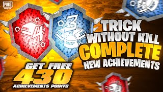 Trick To Get Free 430 Achievement Points Nusa Map |Complete Triple Elimination Without Kill |PUBGM