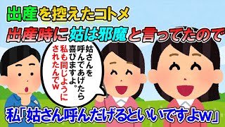 【2ch修羅場】出産を控えたコトメ。コトメの姑が来ていなかった。コトメ「こういうときに姑なんて邪魔よねぇ」私「なんだと？」→私はかつてトメコトメに居座られたのに！【ゆっくり解説】