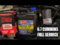 6.7 Cummins Oil and Fuel filter change - Ram 2500 diesel - Full Service