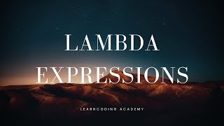 🔥 Master Java Lambda Expressions | Java 8 features | episode 1