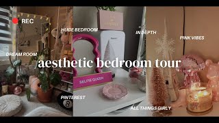 AESTHETIC ROOM TOUR 2025🎀✨ | pinterest inspired, girly, dream bedroom tour