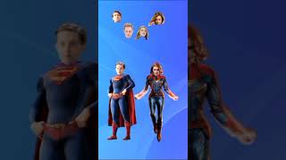 Superman 😆 Captain Marvel 🤩 wrong head change 😀 #shorts #short #entertainment #wrongheadchange