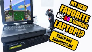 My New Favorite MS-DOS Pentium MMX Gaming Laptop!? Sager 862 Surprises Me! | Vintage PC. Ep15