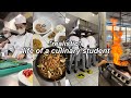 days in the life of a culinary student in UST 🐯 | Jezreel Mae