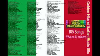 ♫♫♫ 185 Songs of Italian Music 80s ♫ 12 Hours ♫ 12 Horas ♫  Perfect for bars ♫ P