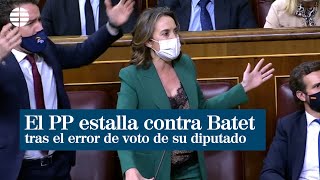 El PP estalla contra Batet al no darles la palabra para que expliquen el error del voto