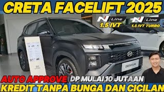 HYUNDAI KREDIT TANPA BUNGA DAN CICILAN‼️Creta Facelift 2024 DP 10 Juta.