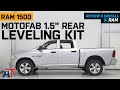 2009-2020 RAM 1500 MotoFab 1.5 Inch Rear Leveling Kit Review & Install