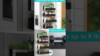 4-Pack Magnetic Spice Rack Organizer –#shorts, #shortvideo,