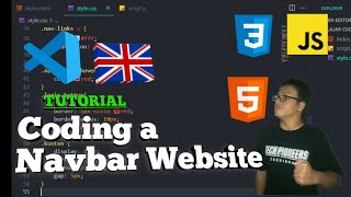HOW TO CREATE A MODERN RESPONSIVE NAVBAR USING HTML, CSS & JAVASCRIPT | BEGINNER-FRIENDLY TUTORIAL