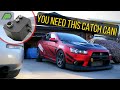 EVO X // Driven Fab Coolant Reservoir and Oil Catch Can Install!!