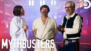 Could Luke and Leia Survive their Daring Leap? | MythBusters | Discovery