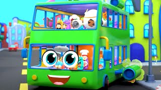 Wheels On The Bus, Vehicles Rhyme and Nursery Rhyme for Babies