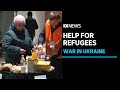 Ukrainian refugees seek shelter in Polish supermarket | ABC News