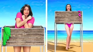 TALL VS SHORT PEOPLE PROBLEMS || Funny Hacks and Tricks by 123 GO! GENIUS