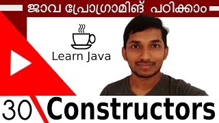30 Introduction to Constructors [Java Malayalam Tutorial For Beginners]