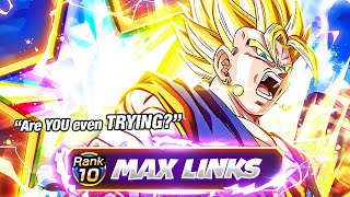 ANOTHER AMAZING VEGITO!! AGL SSJ Vegito Super EZA 100% Max Links First Look | DBZ Dokkan Battle