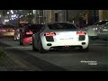 2x audi r8 cruising