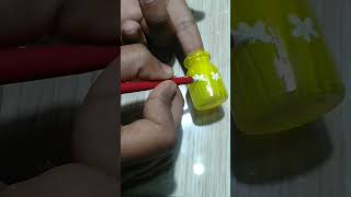 diy mini jar painting 🎨 #youtubeshorts #shorts #shruti #trending