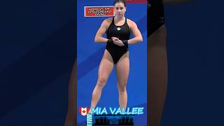 Amazing Springboard Diving 😍 Mia VALLEE  #diving #shorts