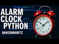 Build a Alarm Clock in Python | Python Beginner Project | GaneshRawatz #pythonprojects #alarmclock